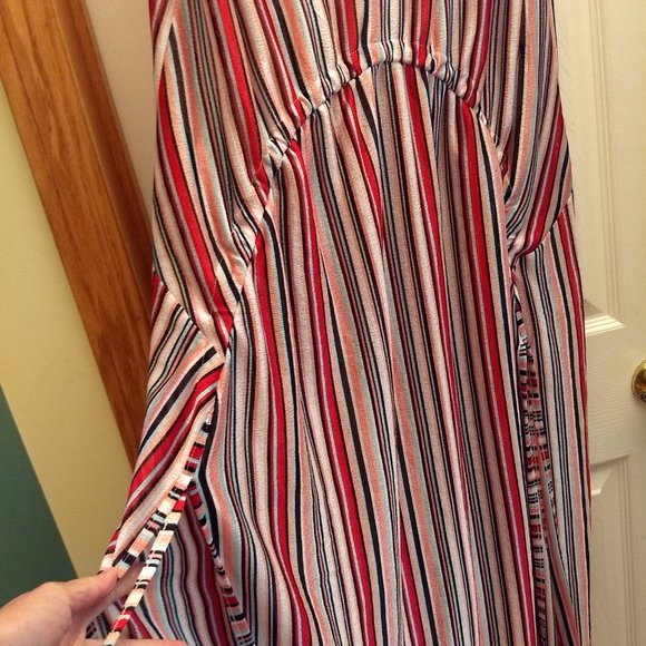 Zara Stripe V-neck Knit striped Summer Dress NWOT ๐HOST PICK x2๐ - Picture 8 of 15